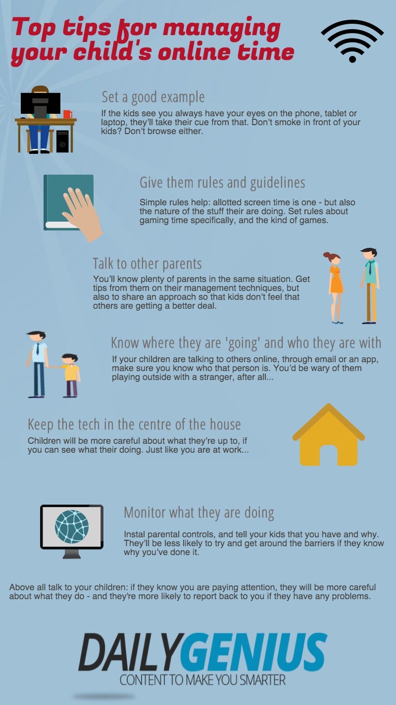 Top tips to manage your child's time online | by Jeffrey Dunn | Medium