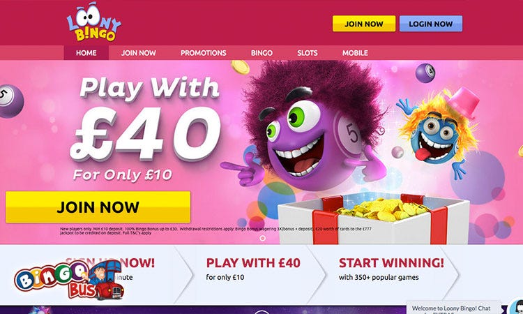 Looney bingo app free