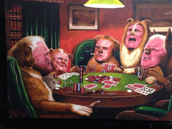 Underground poker rooms