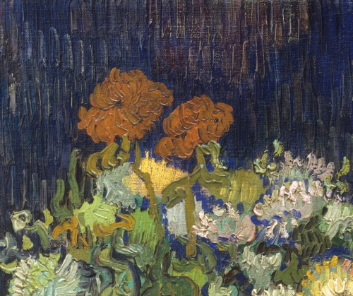 Vincent Van Gogh Bouquet Of Flowers In A Vase Detail 1890
