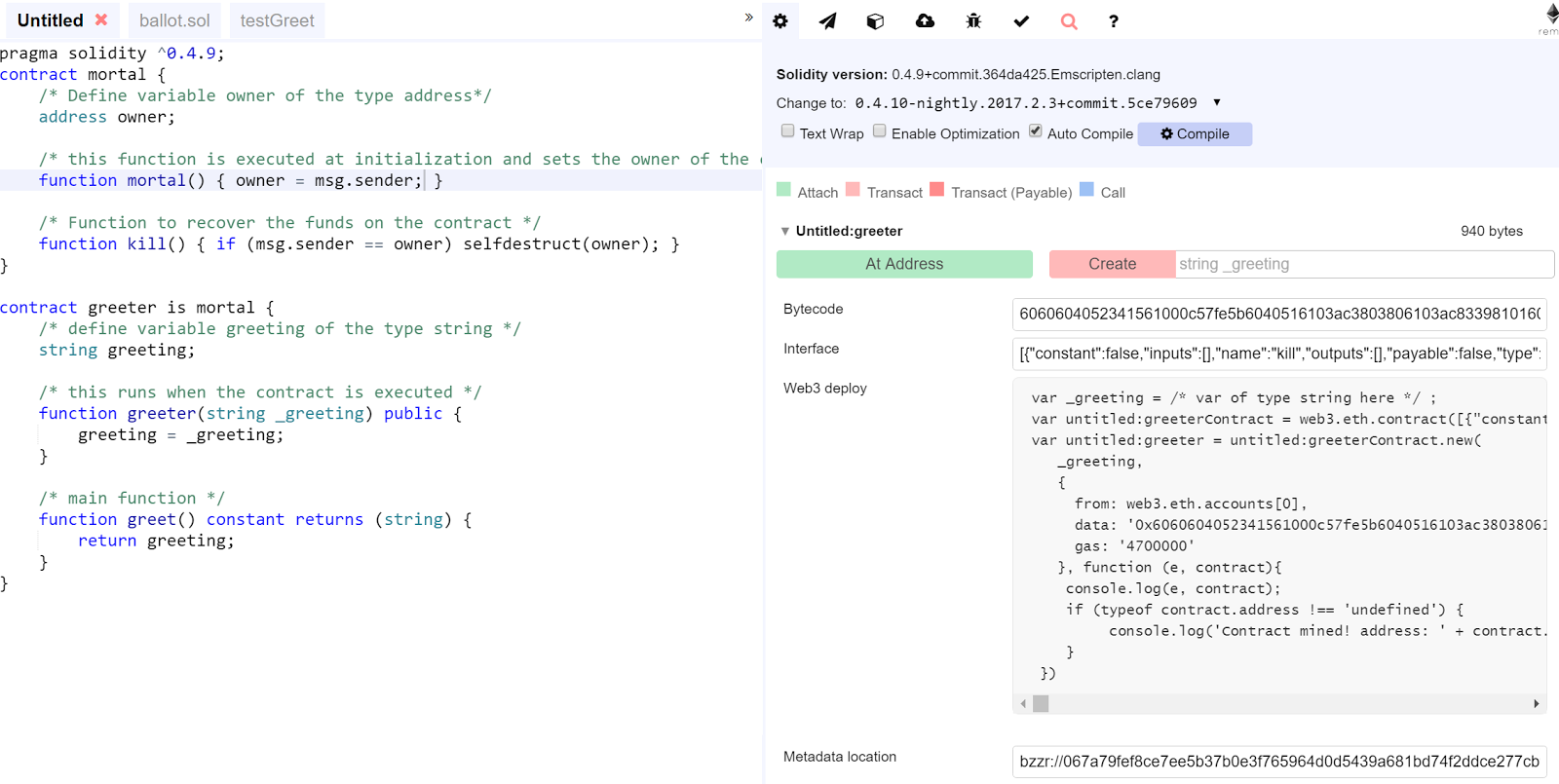 Blockchain stack #1: Installing Ethereum Geth and your first smart ...