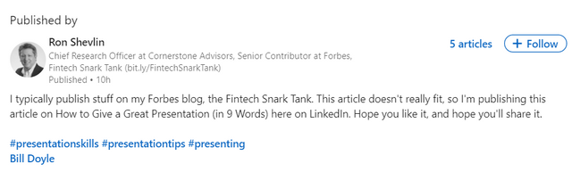 How To Give A Great Presentation