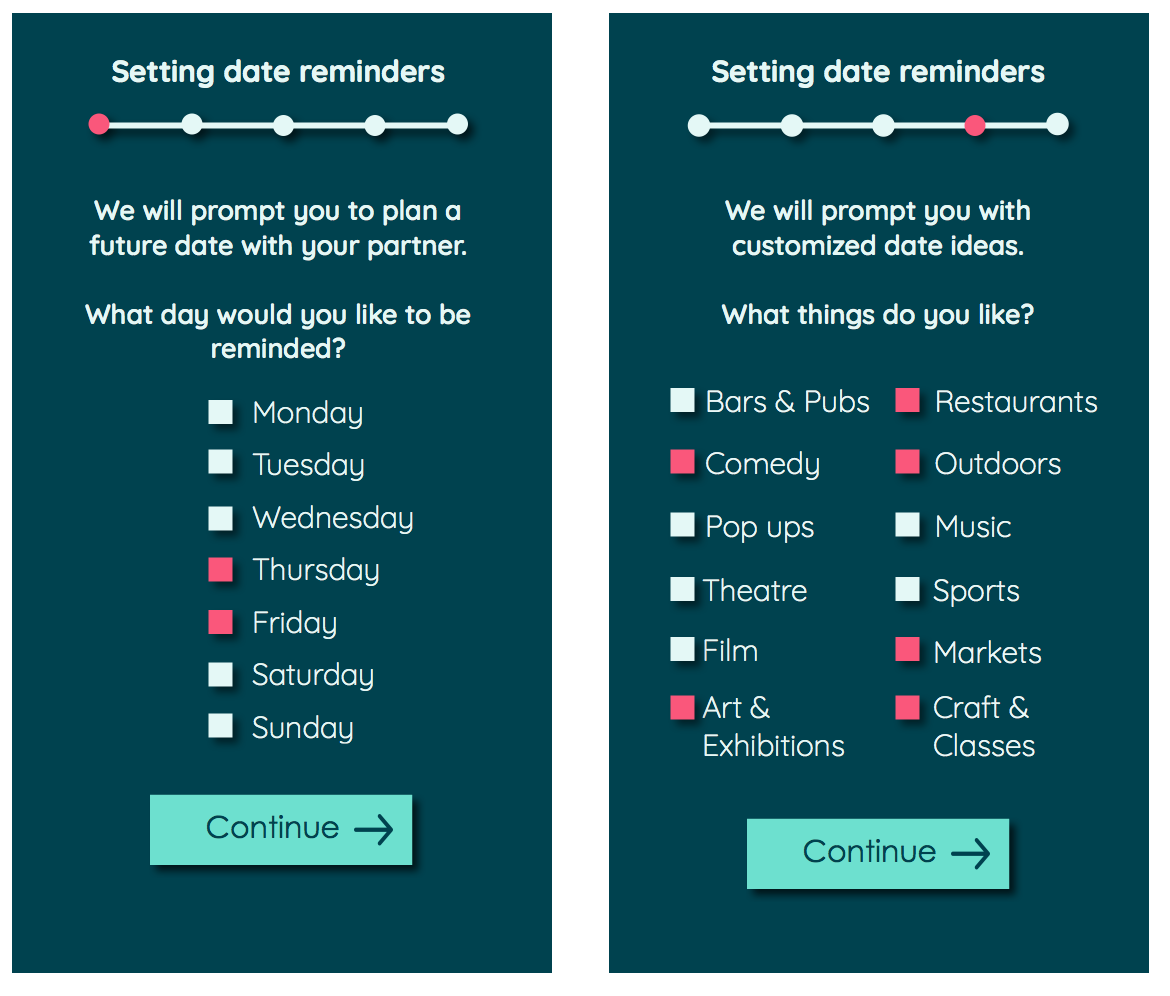 WeDate app UI Visual Design Case Study | by Emma E Gibson | Prototypr