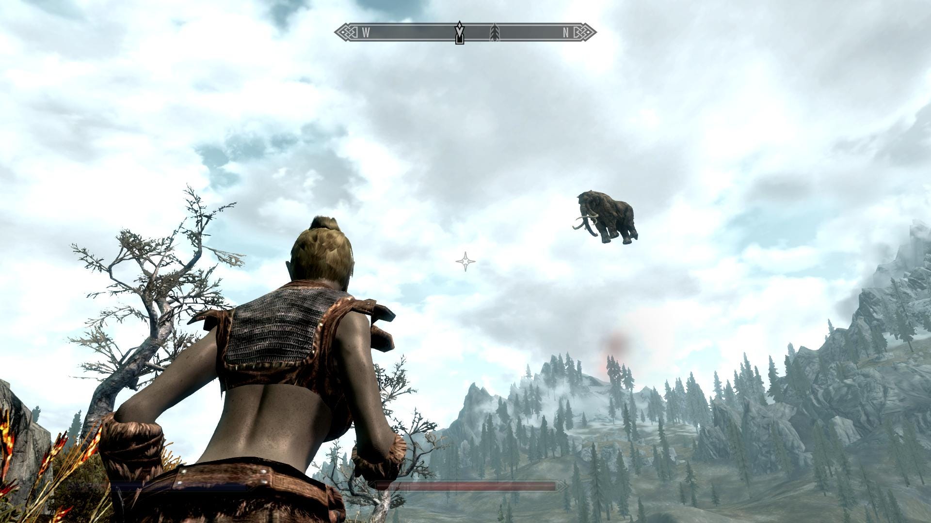 The infamous Flying Mammoth of Tamriel (The Elder Scrolls V: Skyrim, 2011) ...