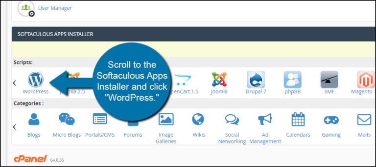 install wordpress on greengeek