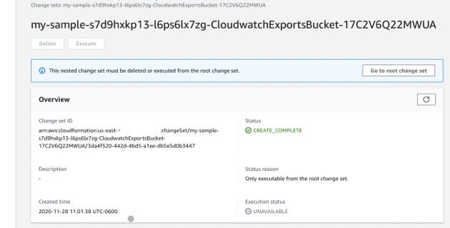 Applying a nested changed set only at the root.