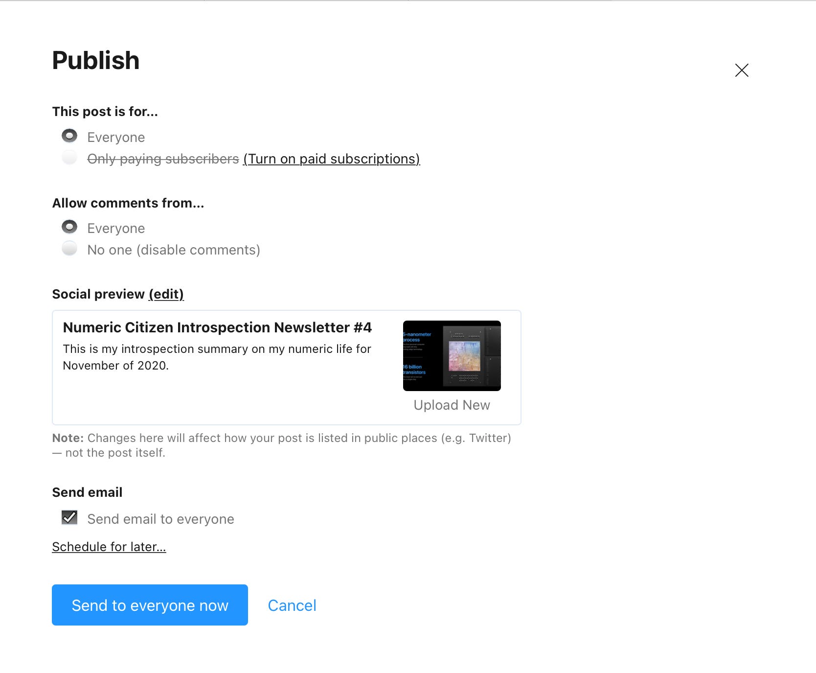 Publishing your newsletter