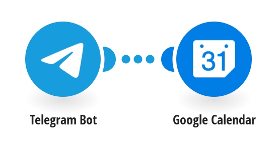 Create Google Calendar events from new Telegram messagesalt text