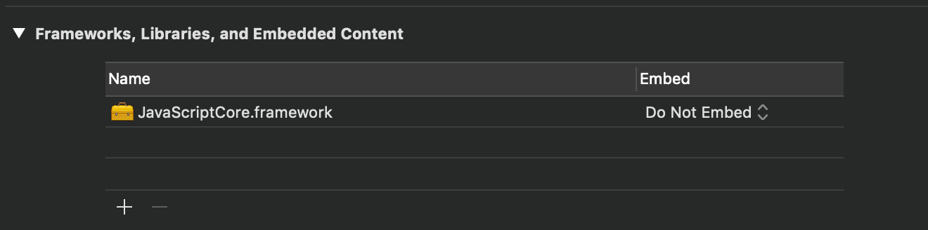 Example Xcode Screenshot Before After Removing Links