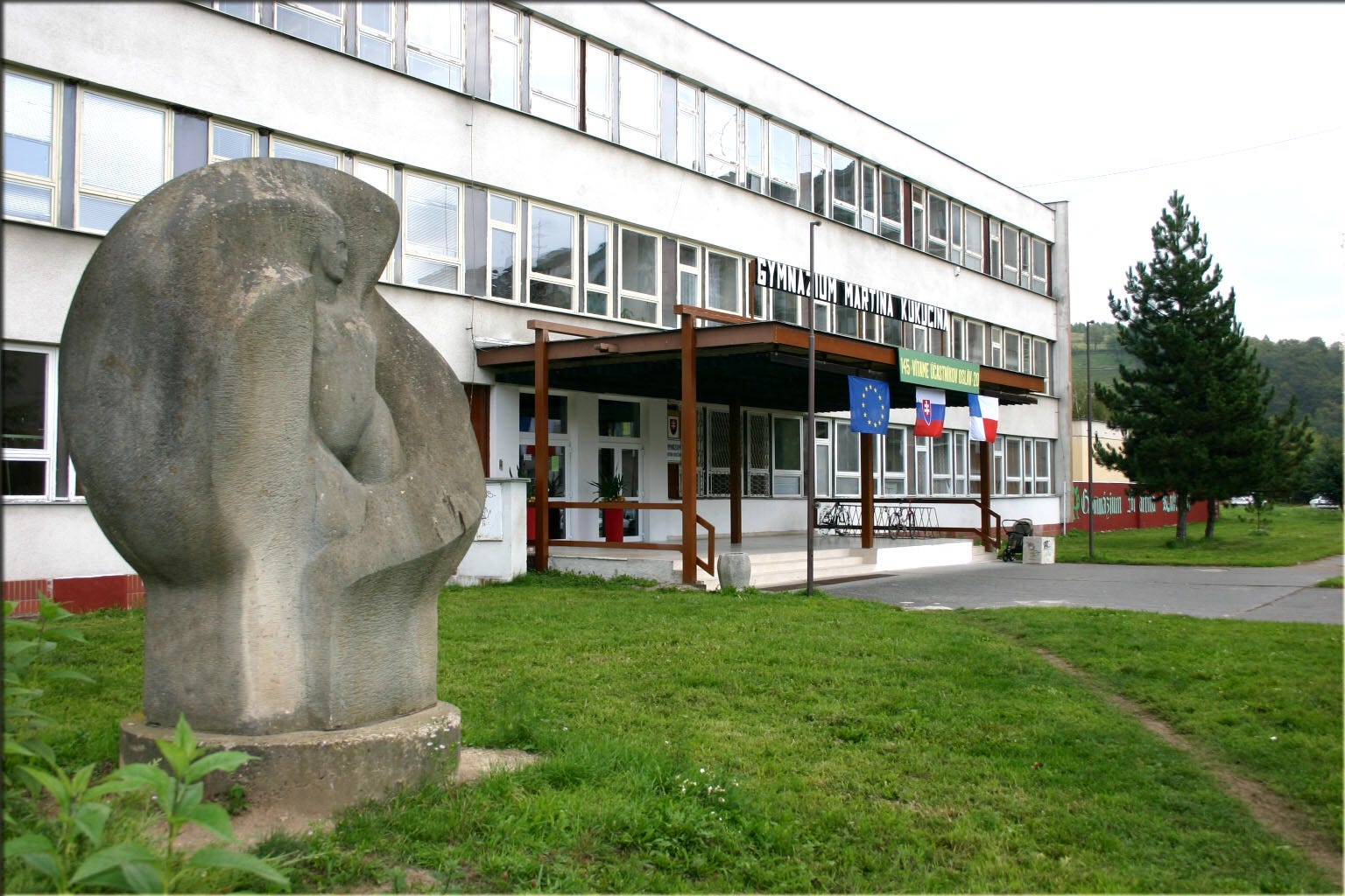 A school "Gymnazium Martina Kukucina" in my hometown in Revúca, Slovakia.