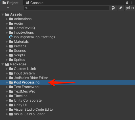 Post Processing Folder