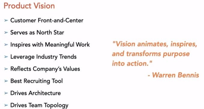 Product vision