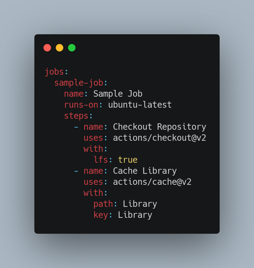 Checkout Action with Caching Action