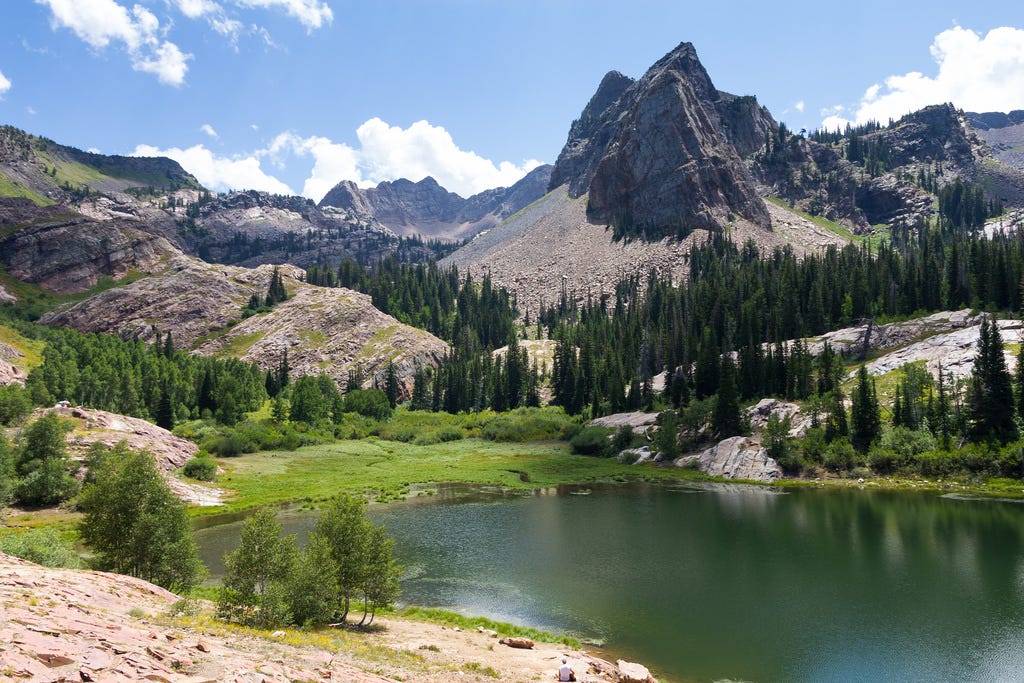 You can hike in some beautiful nature outside of Salt Lake City. But you need your hiking gear and drive with a car.