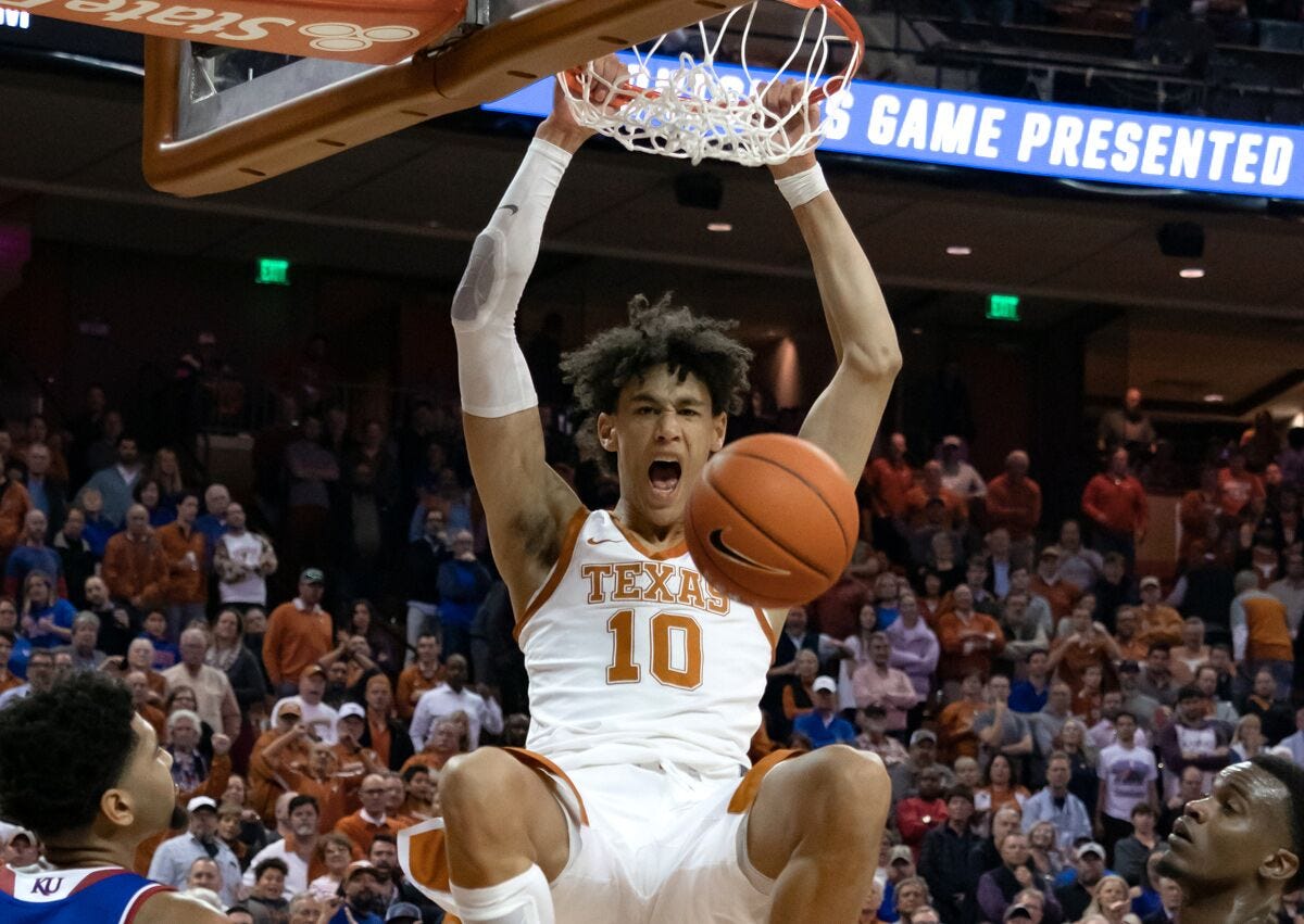 Jaxson Hayes. Freshman, Texas | by Bennett Herbert | Above The Break |  Medium