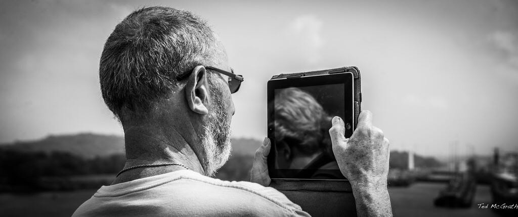 This keyboard doubles as a viewfinder. Photo: Say Cheese by Ted McGrath