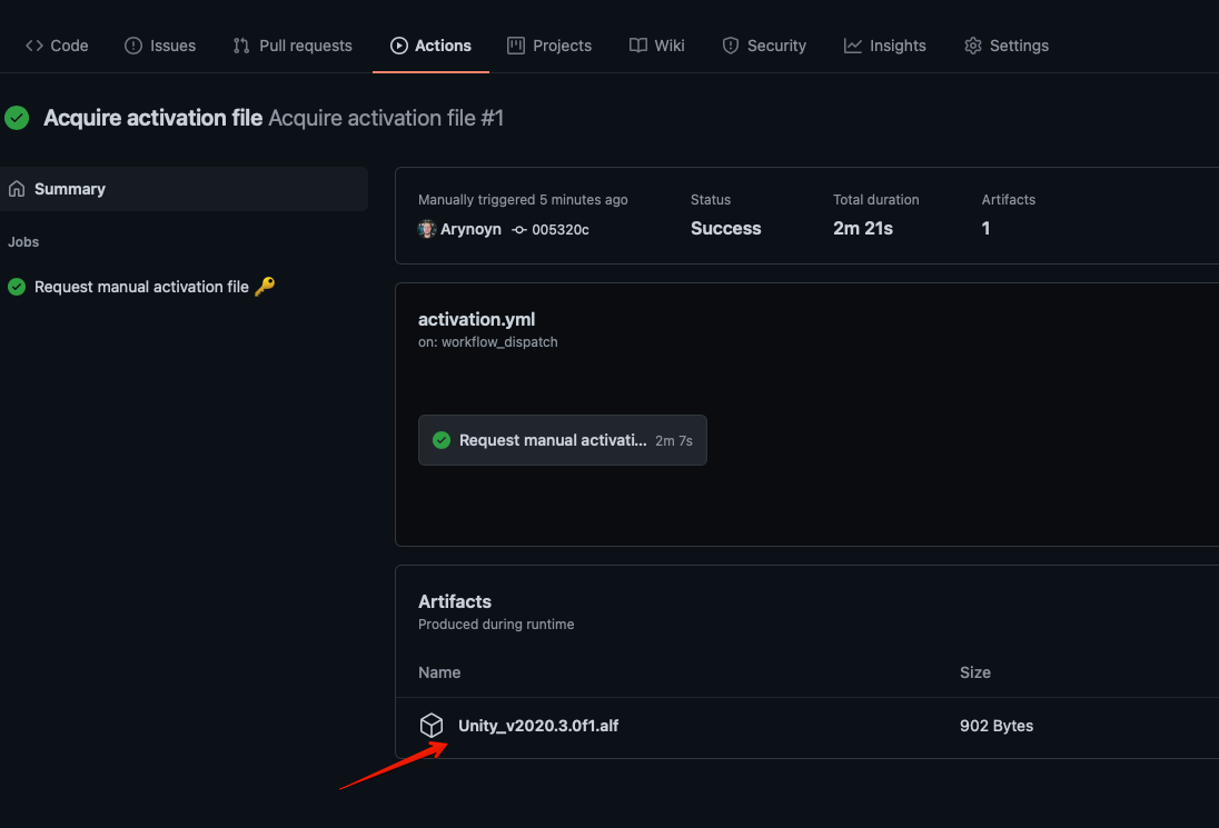 Resulting Request File