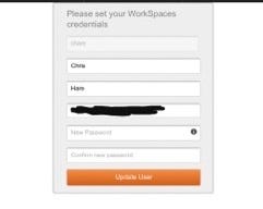 Set your Workspaces account password