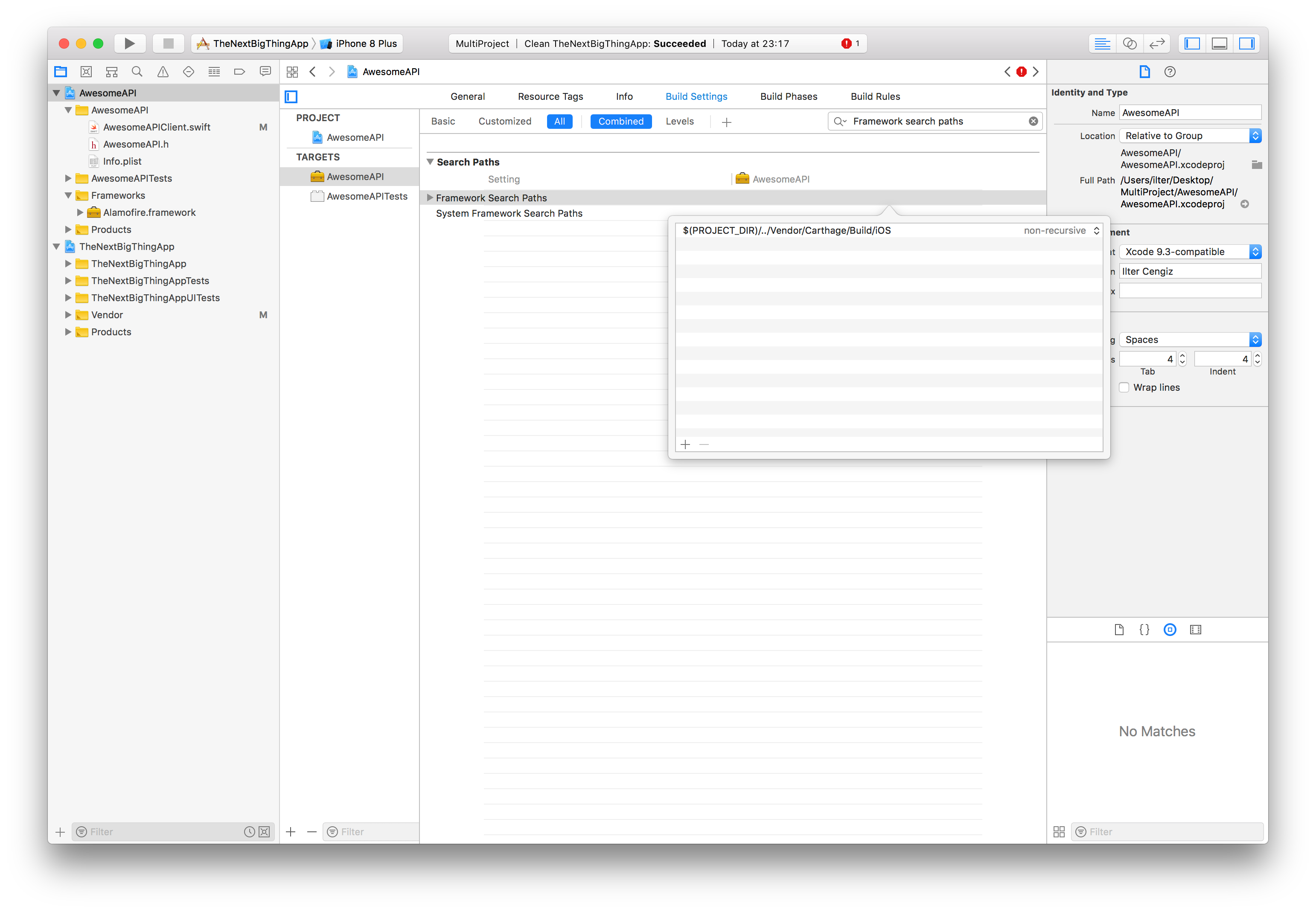Xcode Workspace ile Birden Fazla Proje Kurulumu by Ilter Cengiz