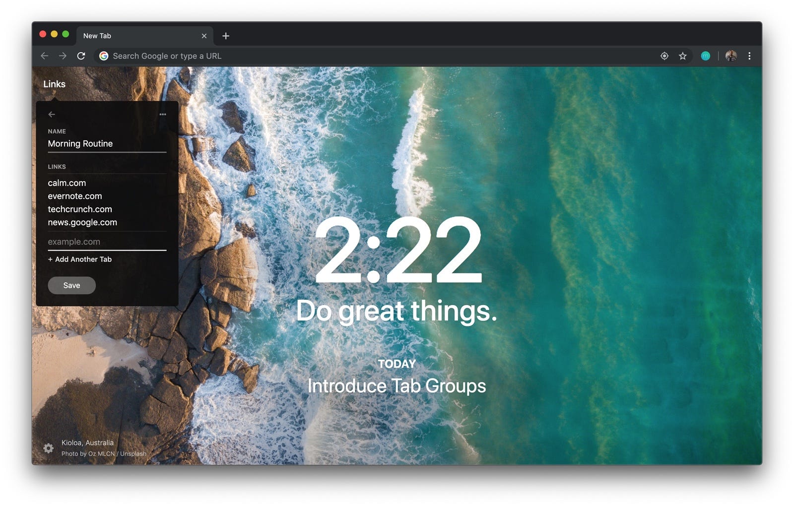 Momentum Browser App https://momentumdash.com/