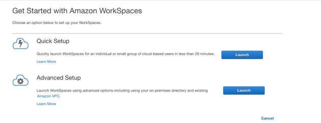 Get Started with Amazon Workspaces