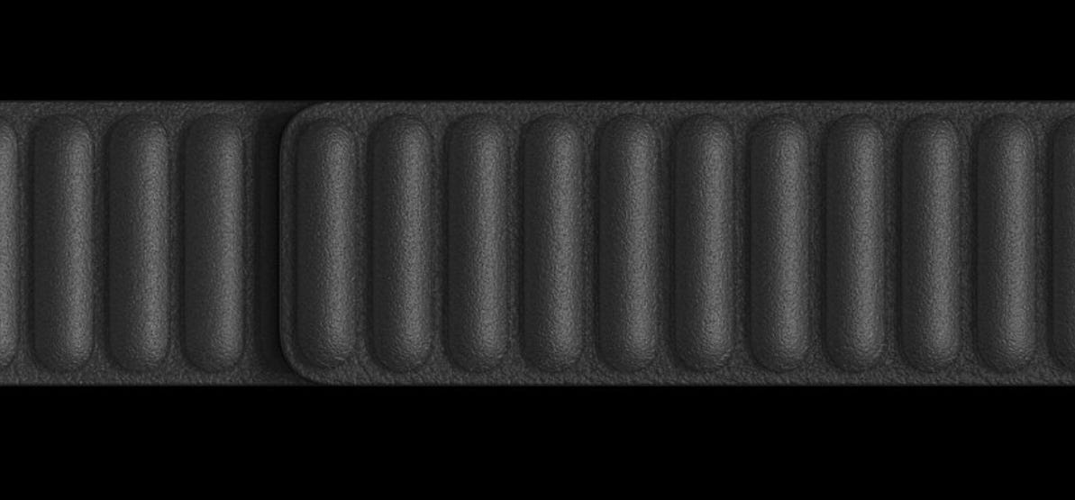 Black Leather Link band