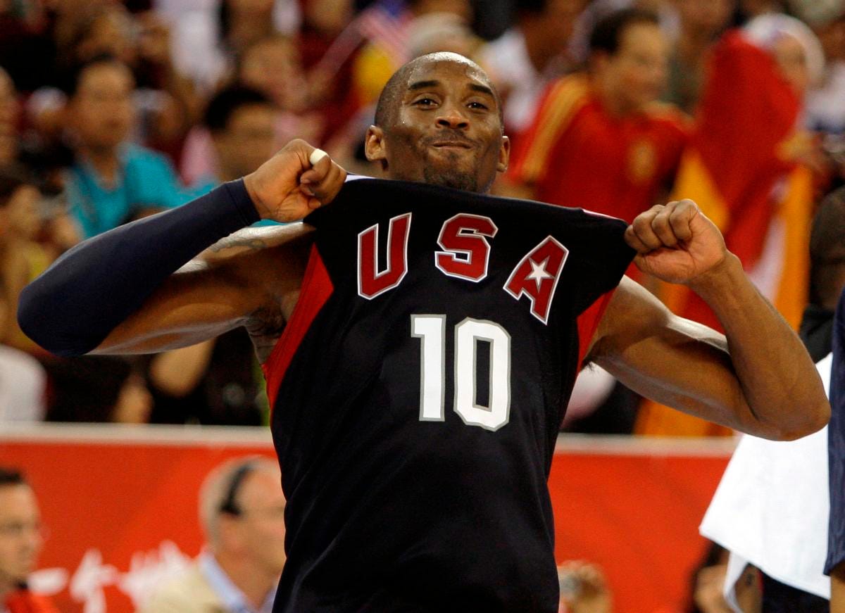 kobe usa jersey 2012