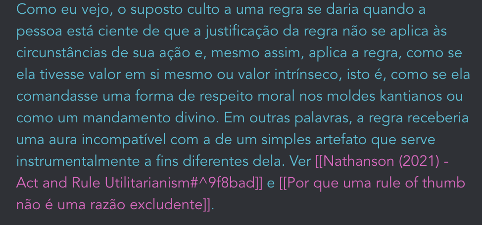 Neste exemplo, fora do Obsidian, eu teria que deletar a parte do link que fica do símbolo # em diante, conservando o link para o arquivo.