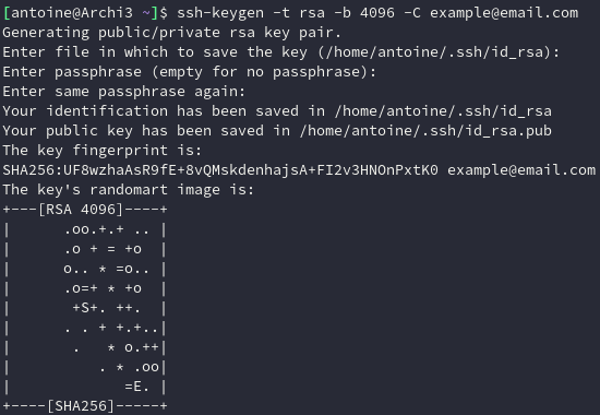 Keypair Generation with OpenSSH