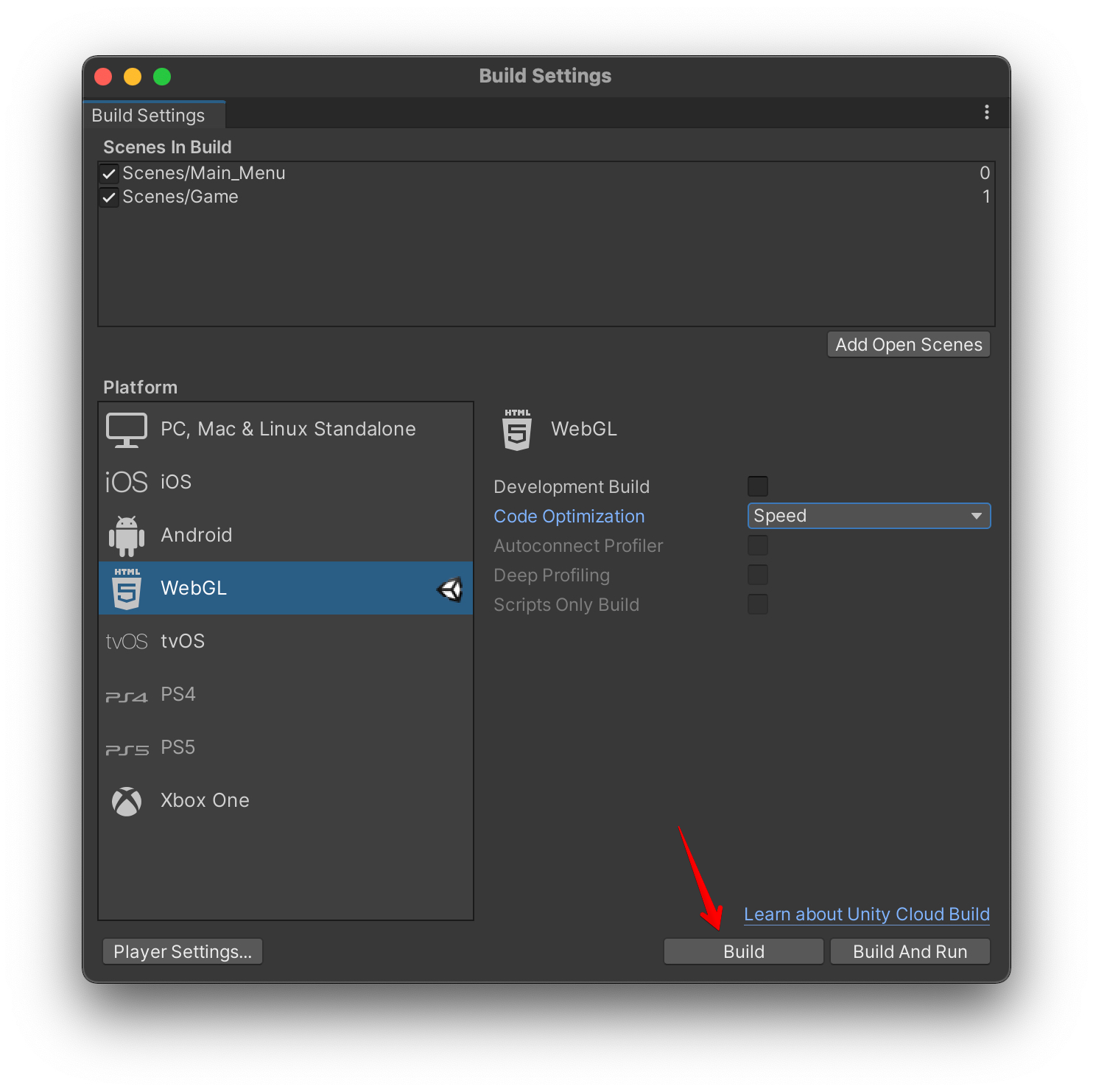Build Button