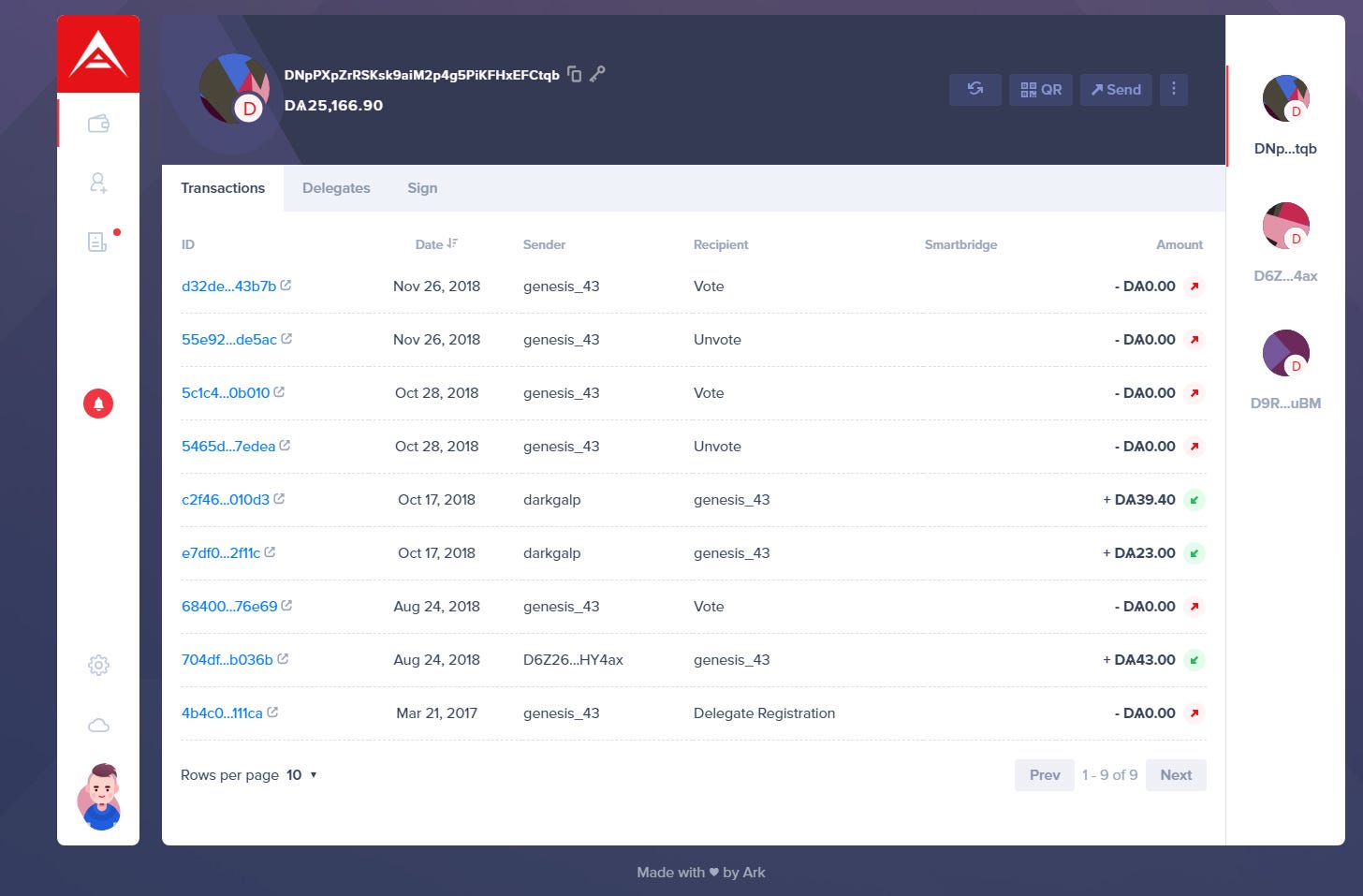 desktop wallet