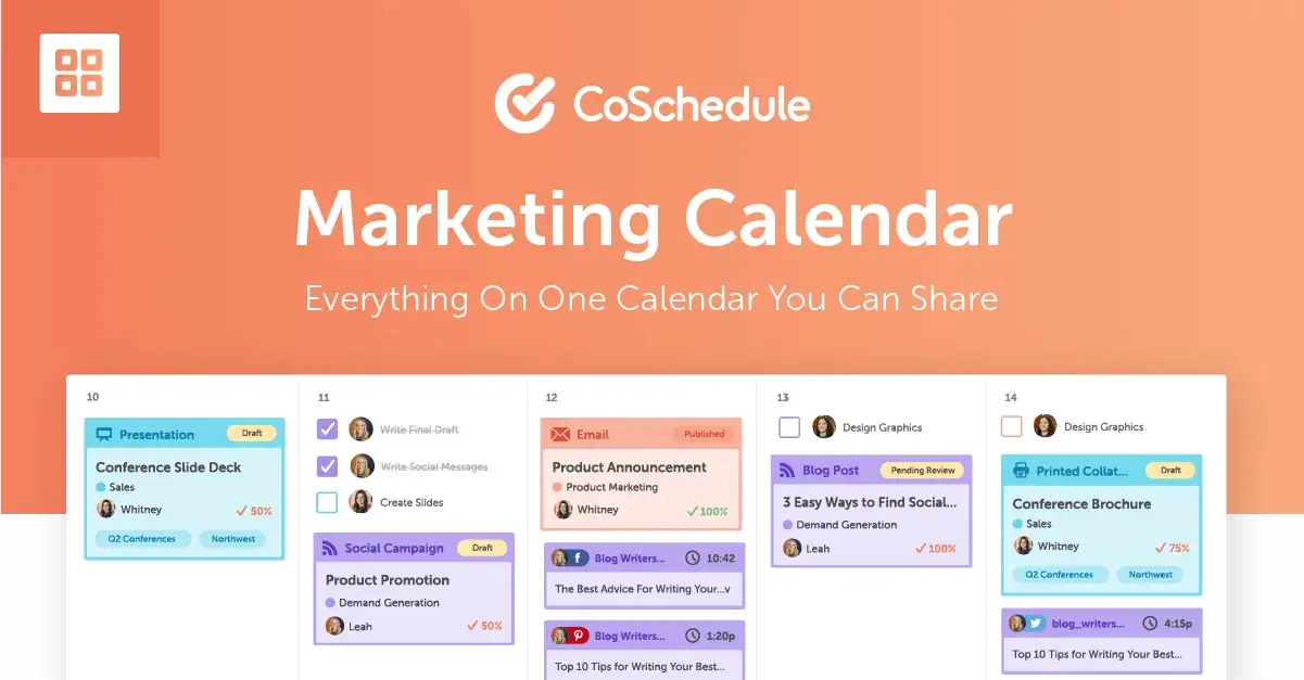 Top 20 Content Marketing Tools for 2024 CoSchedule