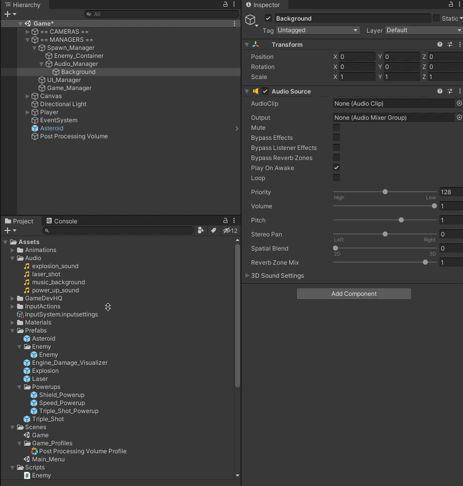 Add Audio Clip