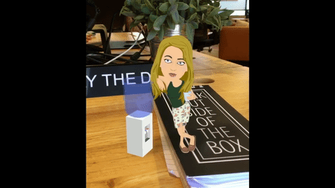 Augmented reality on Snapchat