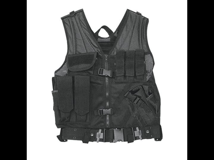 BARSKA Tactical Vest: Tactical, Universal, Nylon, Zipper