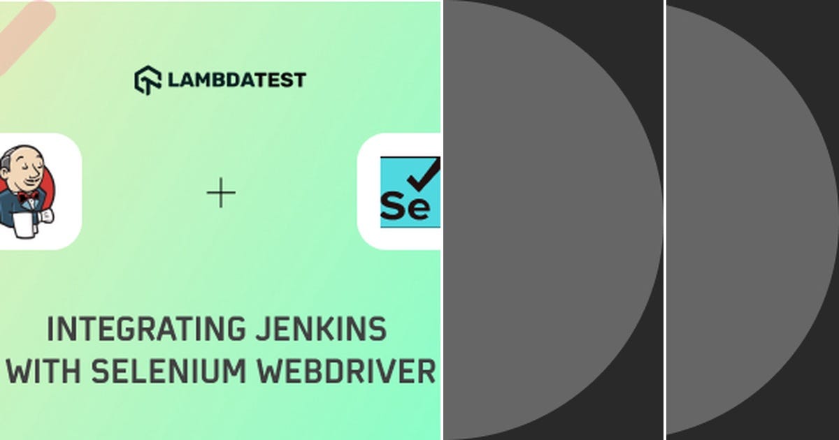 List: selenium Jenkins setup | Curated by Tuto | Medium