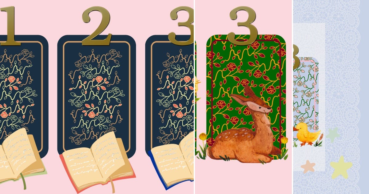 Tarot card with an envelope symbolizing an incoming message