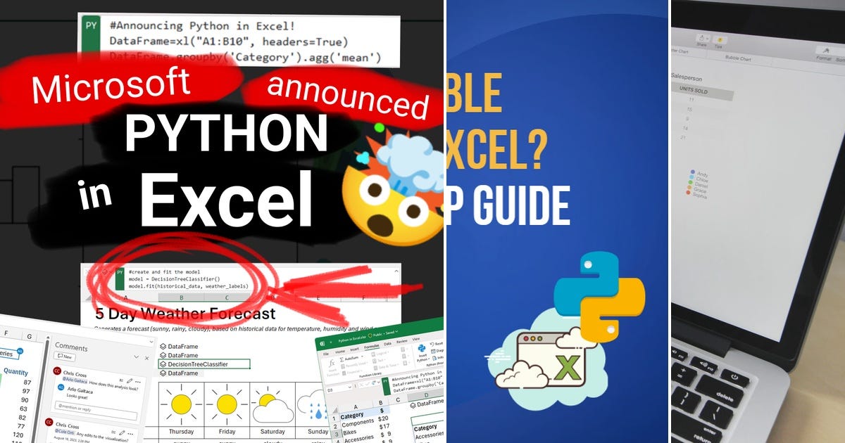 List: Python in Excel | Curated by Rocco Naudé | Medium