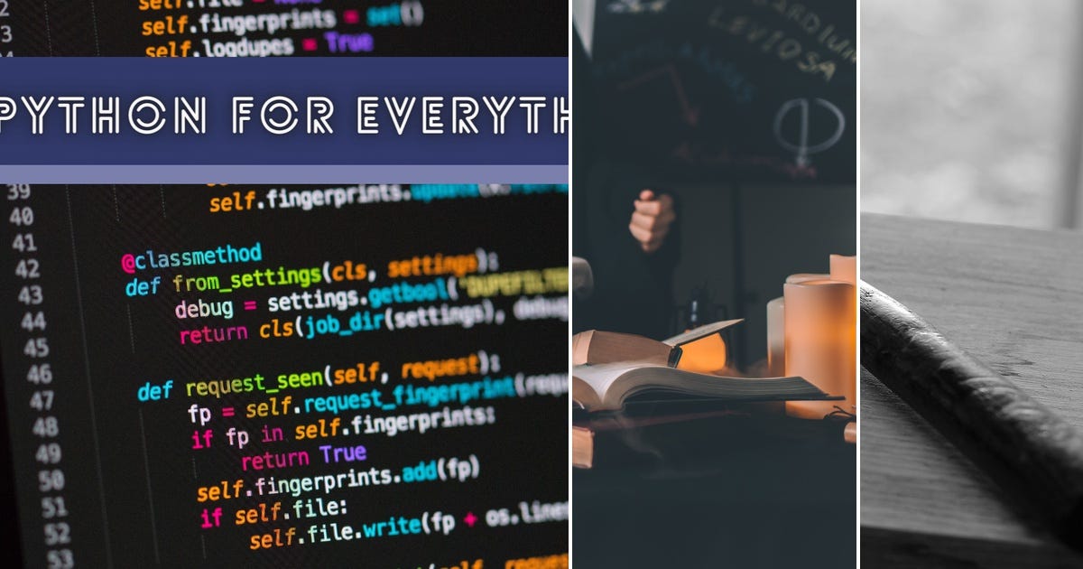 List: PYTHON | Curated by scitechtalk tv | Medium