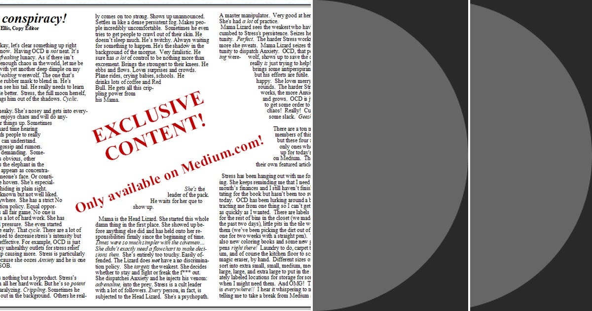 List Ramblings of a Lunatic Curated by Trinity Ellis, Author Medium