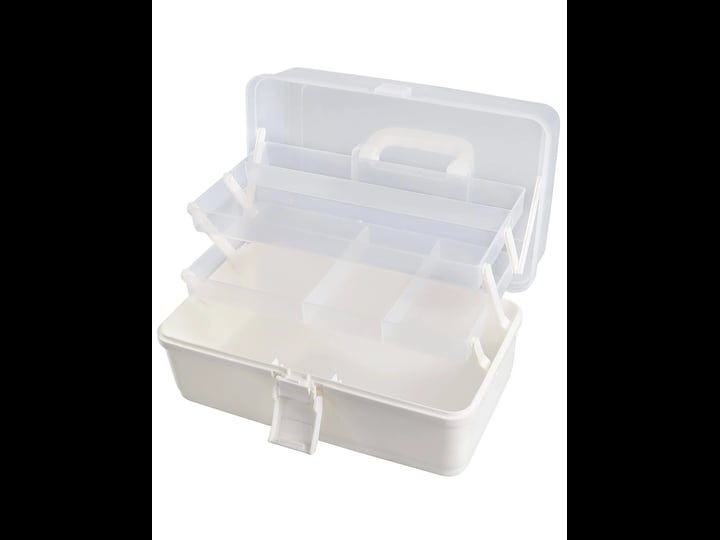 Beoccudo Tackle Box Fishing 3600 Tackle Box Organizer 2 Pack Clear  Tacklebox Bead Organizer Box Plastic Organizer Tackle Storage Boxes with  Dividers