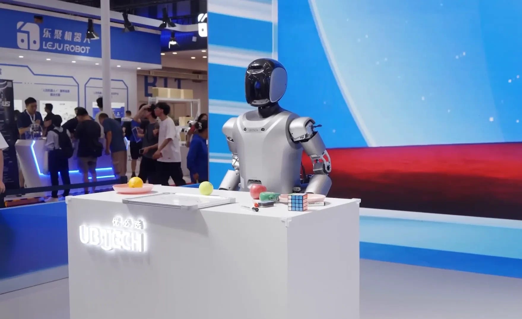 UBTECH robots showcased at WRC 2024