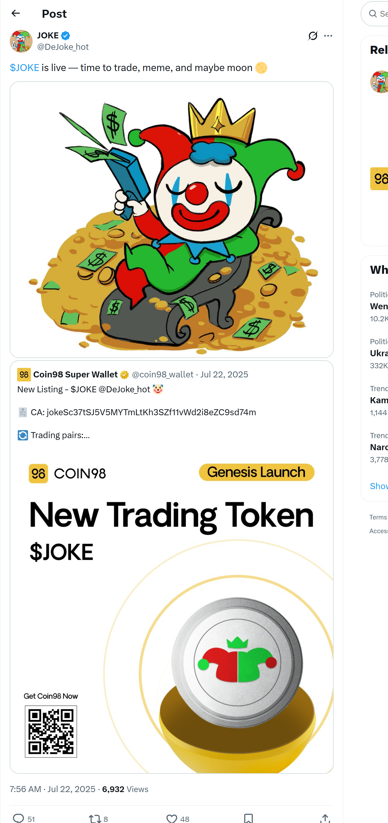 Claim JOKE Airdrop — Step-By-Step Guide | by JOKE | Jan, 2026 | Medium