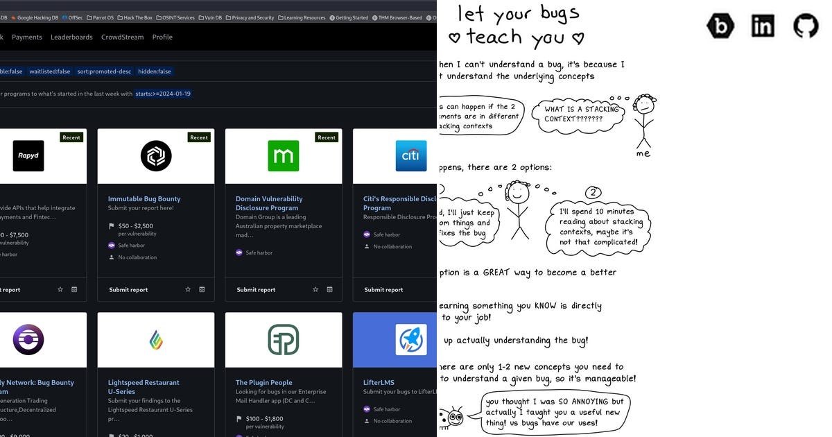 List: how to find bugs as beginners | Curated by Amd | Medium