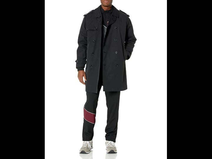 Lavnis Men's Winter Wool Coats Slim Fit Single Breasted Trench