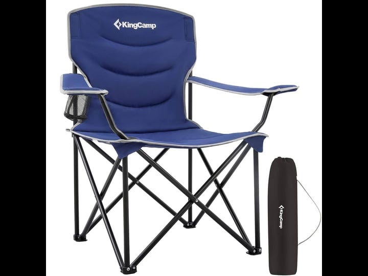 EVER ADVANCED Folding Directors Chair for Fishing with Rod Holder and  Cooler, Mesh Camping Chair with Adjustable Feet,Shoulder Strap,Storage  Pouch