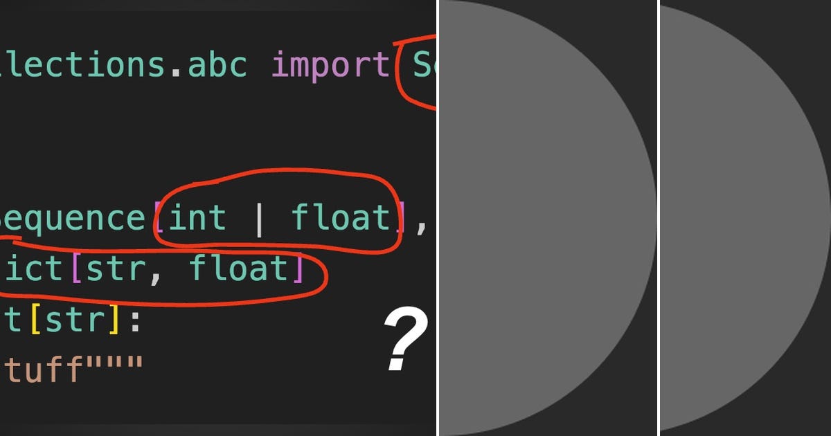 List: Python type hints | Curated by Ruben Pierich | Medium