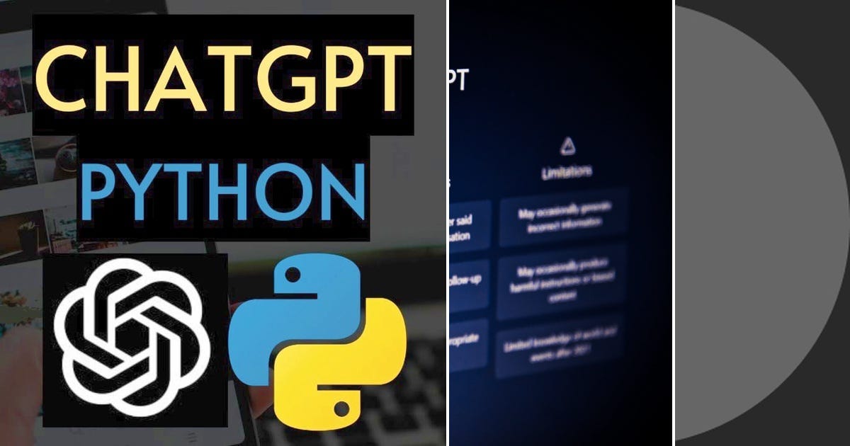 List: Interfacing ChatGPT with Python | Curated by Tolu Kola | Medium