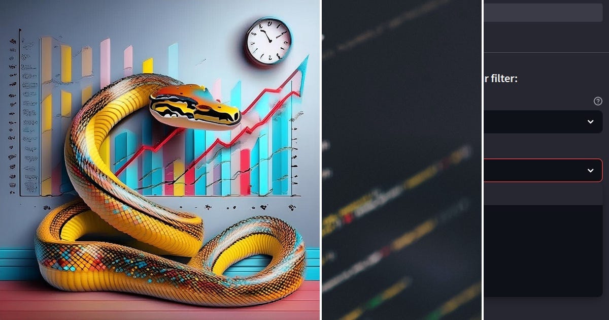 List: Python Dashboard Using Streamlit | Curated by Sujananth Nathan, M ...