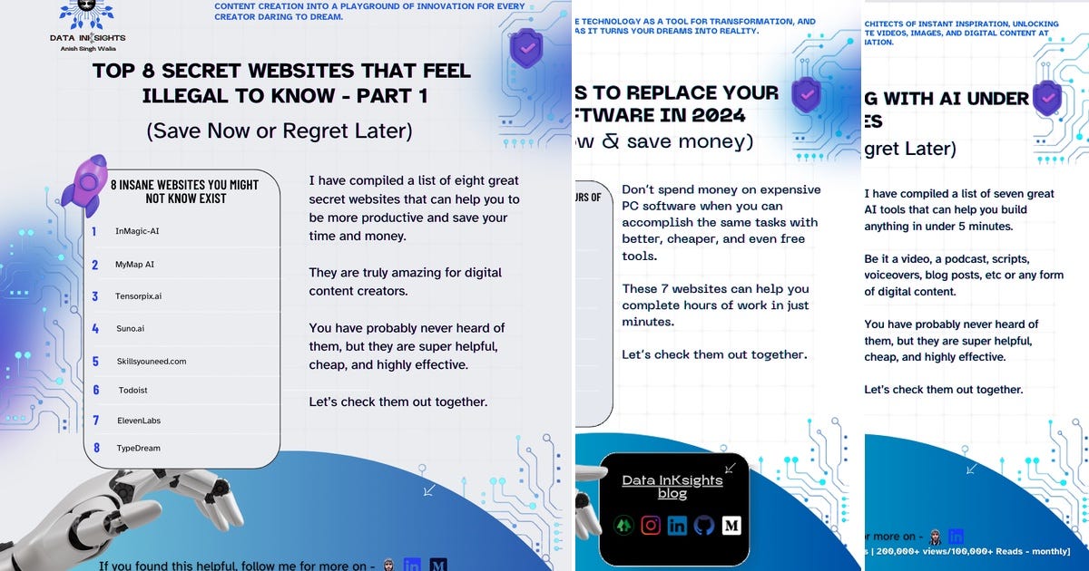 Free Web Secrets List: sites web secrets | Curated by Diomandekader | Medium